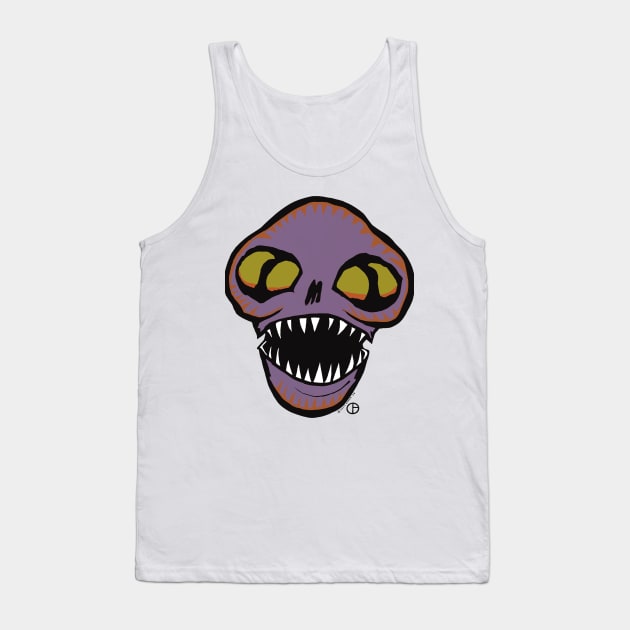 Yoot Alien Tank Top by Art from the Blue Room